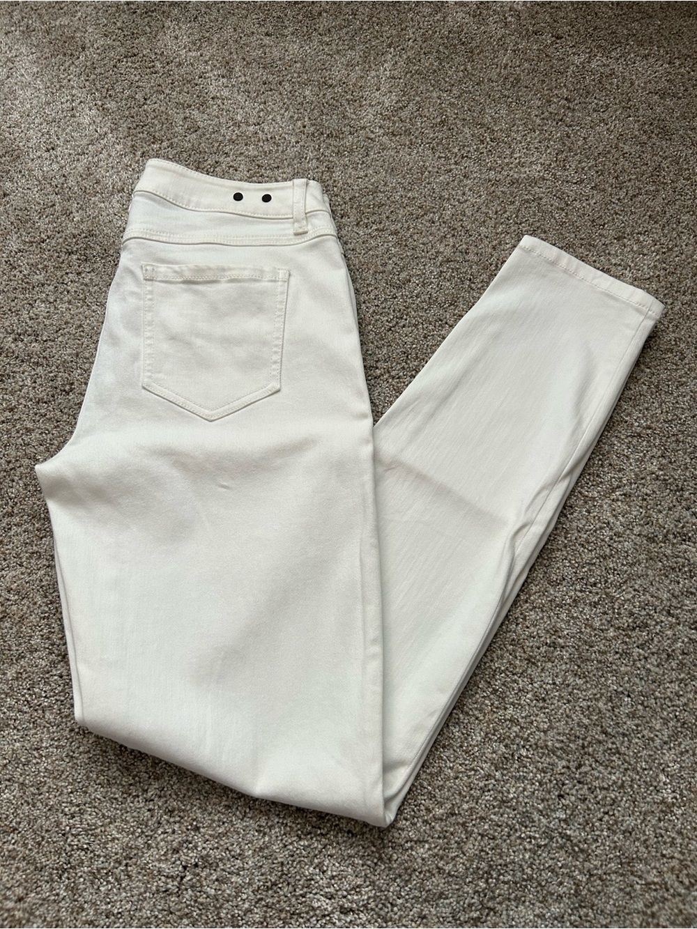 CAbi white high skinny jeans size 4